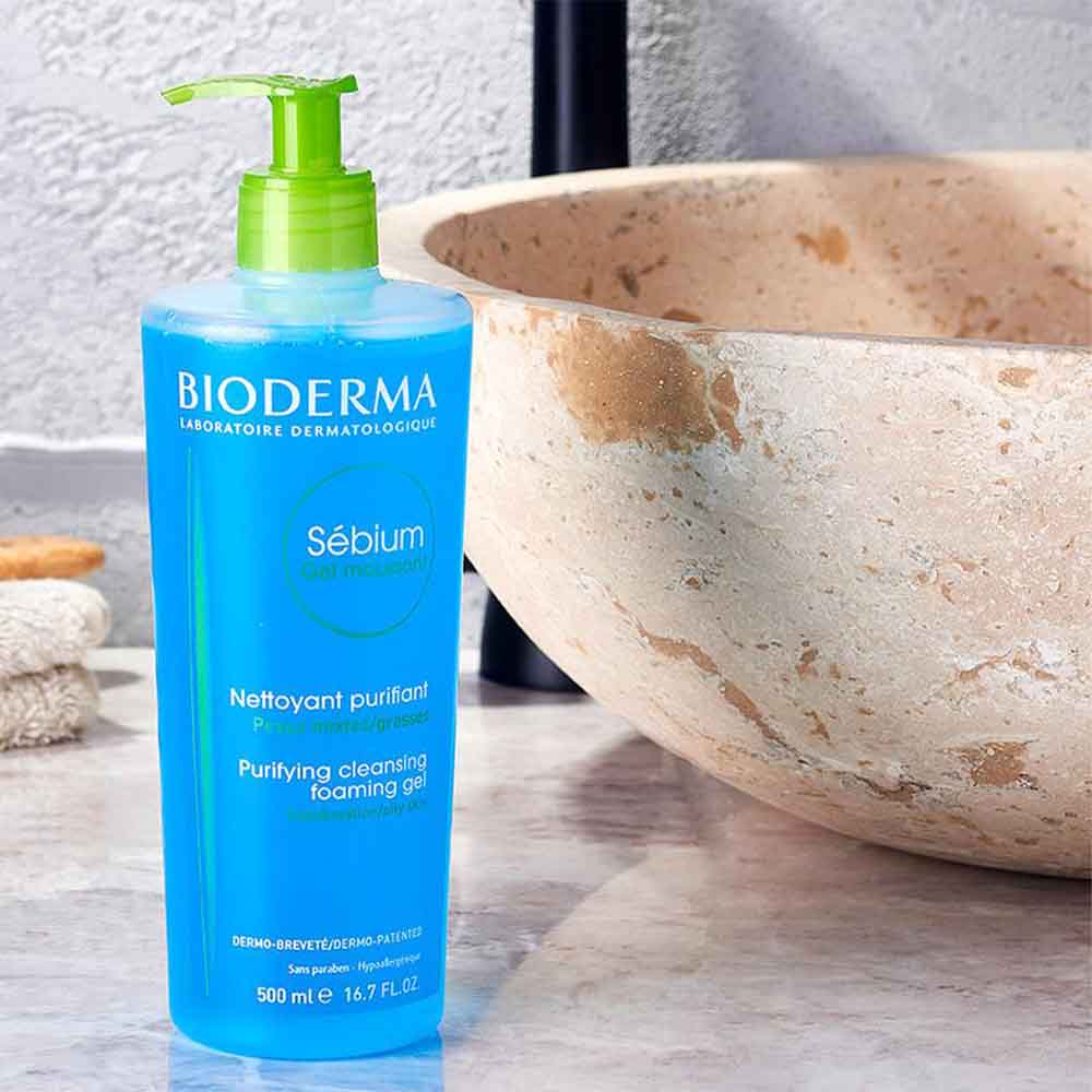 ژل شستشوی اصل برای پوست‌ های چرب و مختلط حجم 500میل به شرط اصل نمای ۲