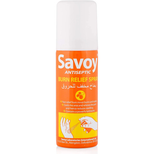 اسپری تسکین سوختگی Savoy حجم 50 میل Savoy BURN RELEF SPRAY