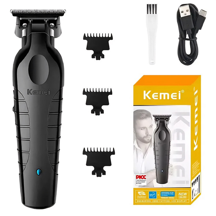 ماشین اصلاح و خط زن کیمی مدل km_2299 | اصل کارتن مشکی،زرد