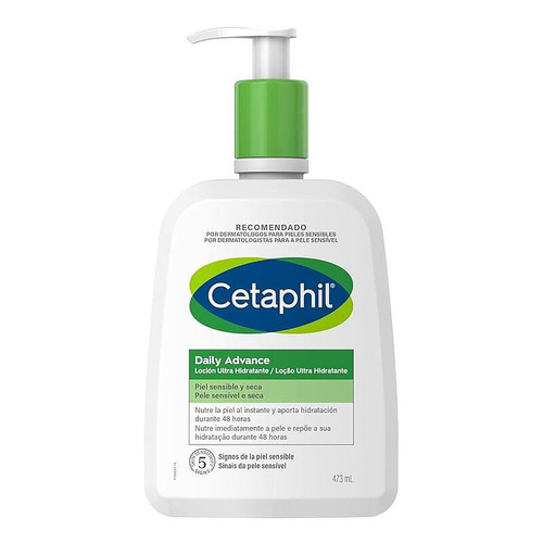 لوسیون مرطوبکننده و آبرسان قوی صورت و بدن ستافیل مخصوص پوست خشک و حساس Cetaphil Daily Advance Ultra Hydrating Lotion