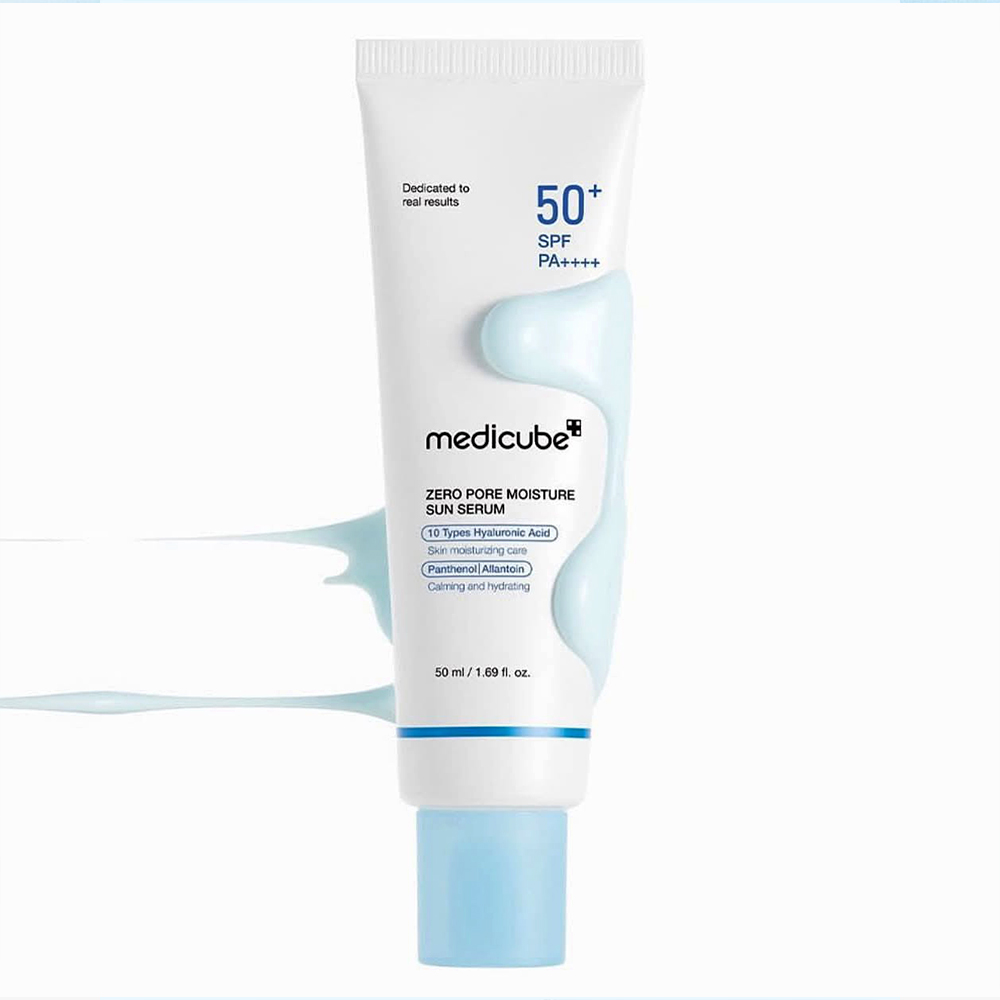 سرم ضد آفتاب کنترل منافذ مدی کیوب Medicube Zero Pore Moisture Sun Serum