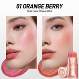 رژگونه استیکی دو رنگ او تو او o.two.o