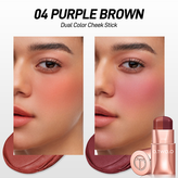 رژگونه استیکی دو رنگ او تو او o.two.o