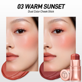 رژگونه استیکی دو رنگ او تو او o.two.o