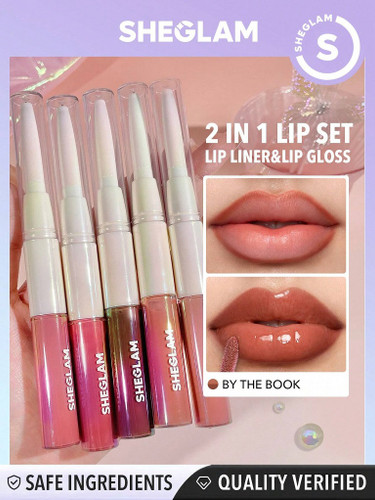 لیپ گلاس و خط لب دو طرفه اصلی اورجینال LIP RULES LINER & GLOSS PEN - 4.3 g