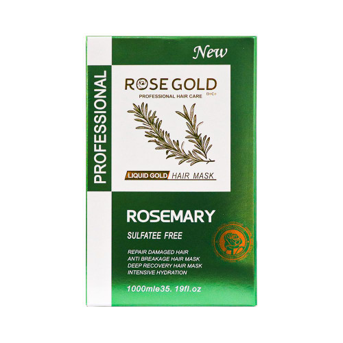 ماسک مو بدون سولفات رزماری رزگلد Rose Gold Rosemary حجم 1000میل