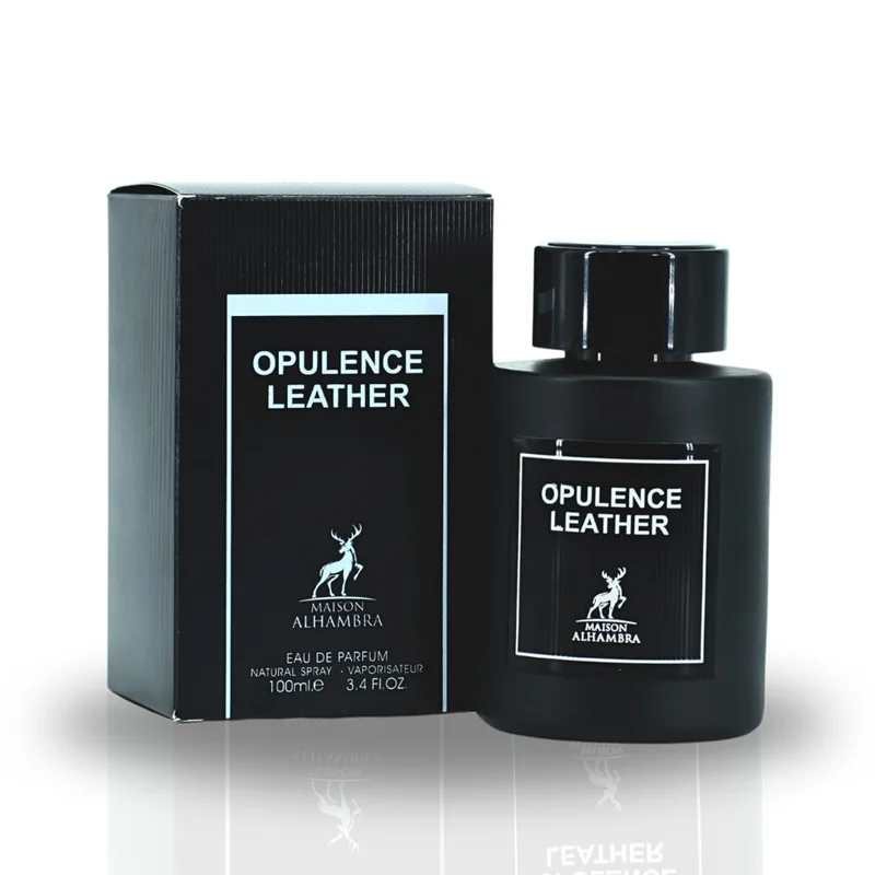 ادکلن الحمبرا مدل اپیولنس لدر رایحه تام فورد امبر لدر ( Opulence)Tom Ford OMBRE Leather حجم100میل