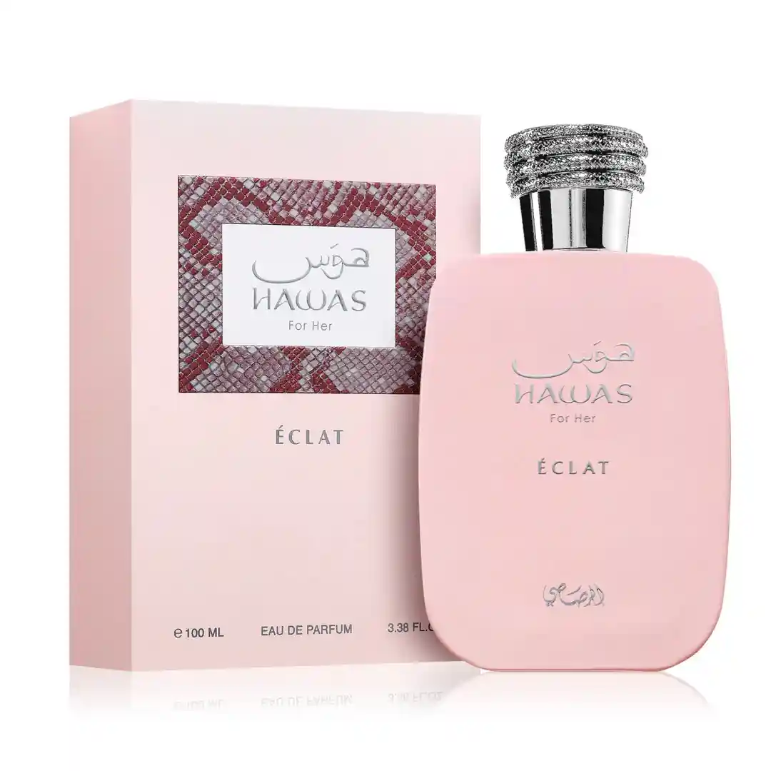 ادکلن هوس اکلت صورتی رصاصی حجم 100 میلی لیتر اورجینال | Rasasi Hawas Eclat