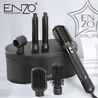 سشوار حرفه ای 6 کاره انزو ENZO مدل B1 با اثر صاف کنندگی کراتین ENZO Professional B1 Luxurious 6-in-1 Hair Styler 1500W BLDC Motor