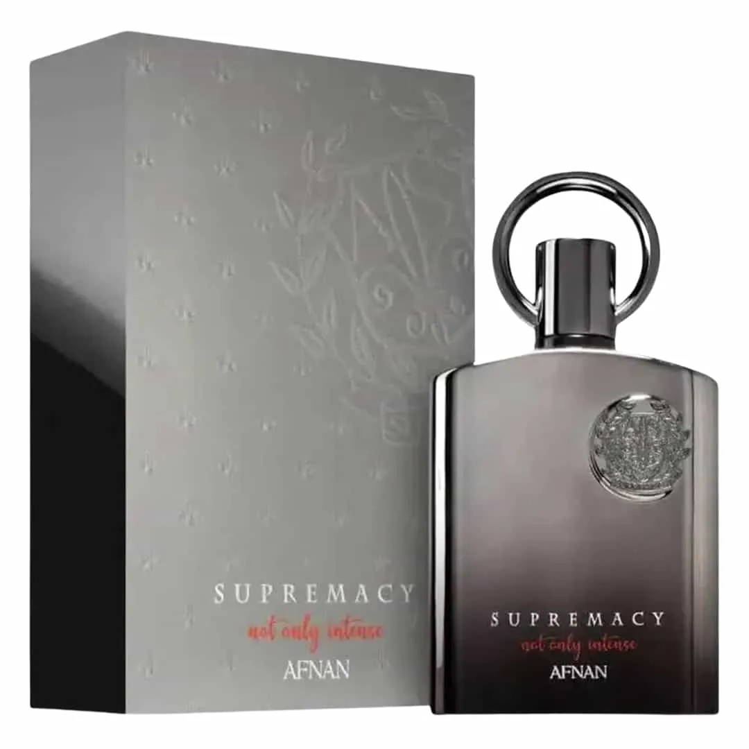 ادکلن افنان سوپر ماسی نات اونلی اینتنس حجم 100 میلی لیتر اورجینال | Afnan Supremacy Not Only Intense