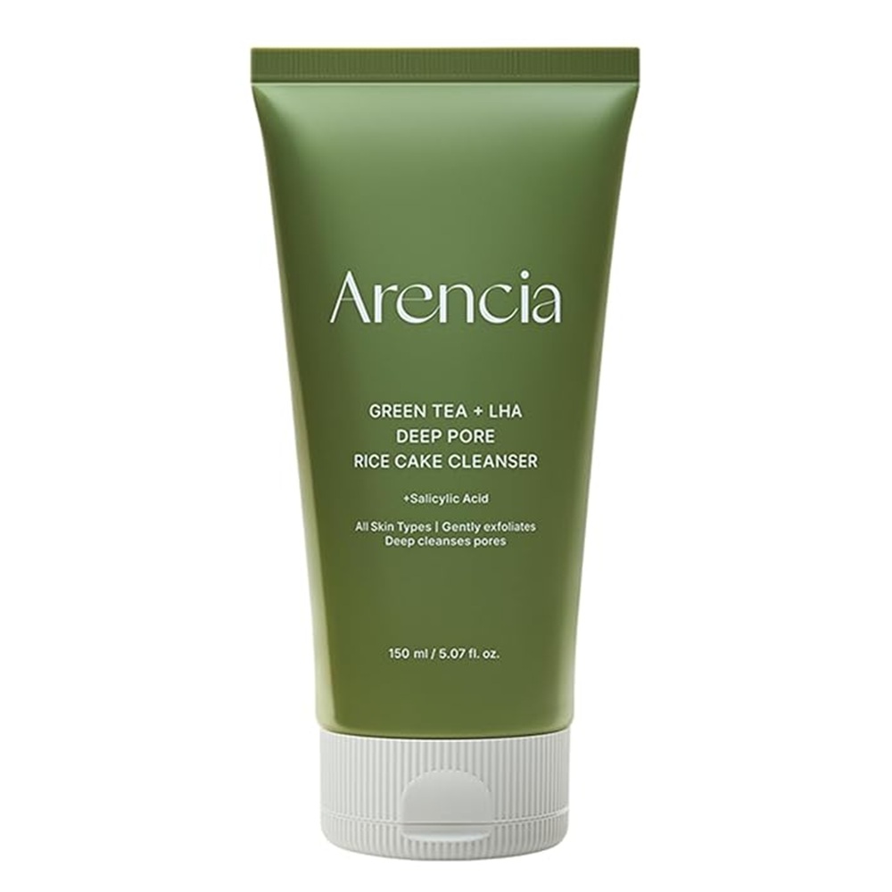شوینده فوم ضدجوش آرنسیا ARENCIA Salicylic Acid, Green Tea + LHA Deep Pore Rice Cake Cleanser