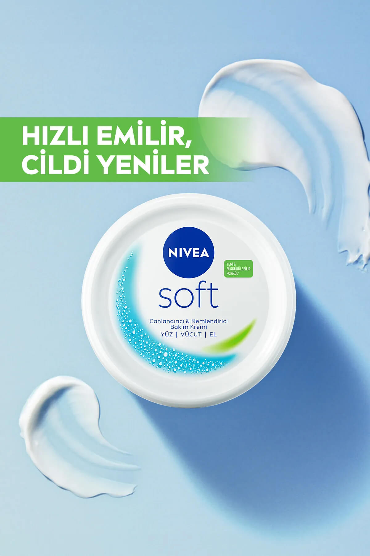 کرم مرطوب کننده دست، صورت و بدن مدل سافت Soft حجم ۳۰۰ میل