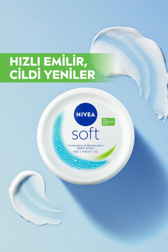 کرم مرطوب کننده دست، صورت و بدن مدل سافت Soft حجم ۳۰۰ میل