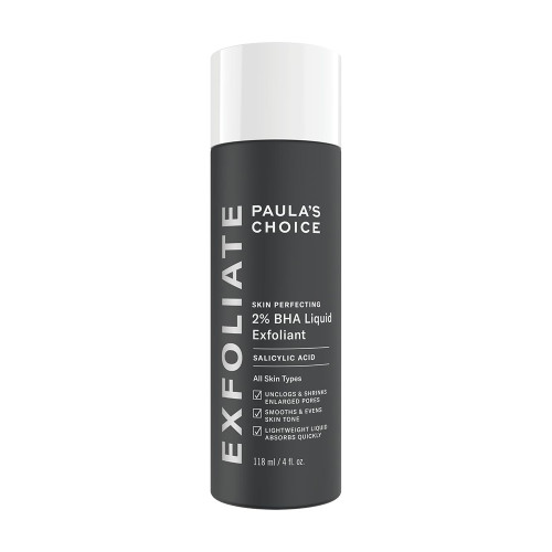 محلول لایه بردار حاوی 2% BHA پائولا چویس، یکدست کننده سطح پوست SKIN PERFECTING 2% BHA Liquid Exfoliant Paula’s Choice اصلی به شرط ضمانت