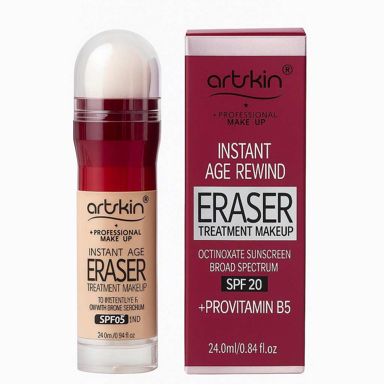 کرم پودر پد دار آرت اسکین مدل ERASER حجم 24 میل ARTSKIN