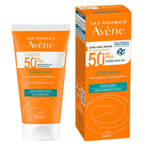 کرم ضدآفتاب کلینانس Cleanance SPF50 پوست چرب و مستعد لک