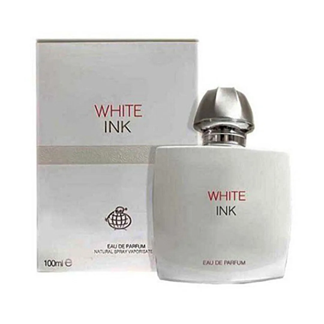 ادکلن وایت اینک فرگرنس ورد مشابه رایحه لالیک وایت سفید حجم 100 میلی لیتر اورجینال | Fragrance world White ink