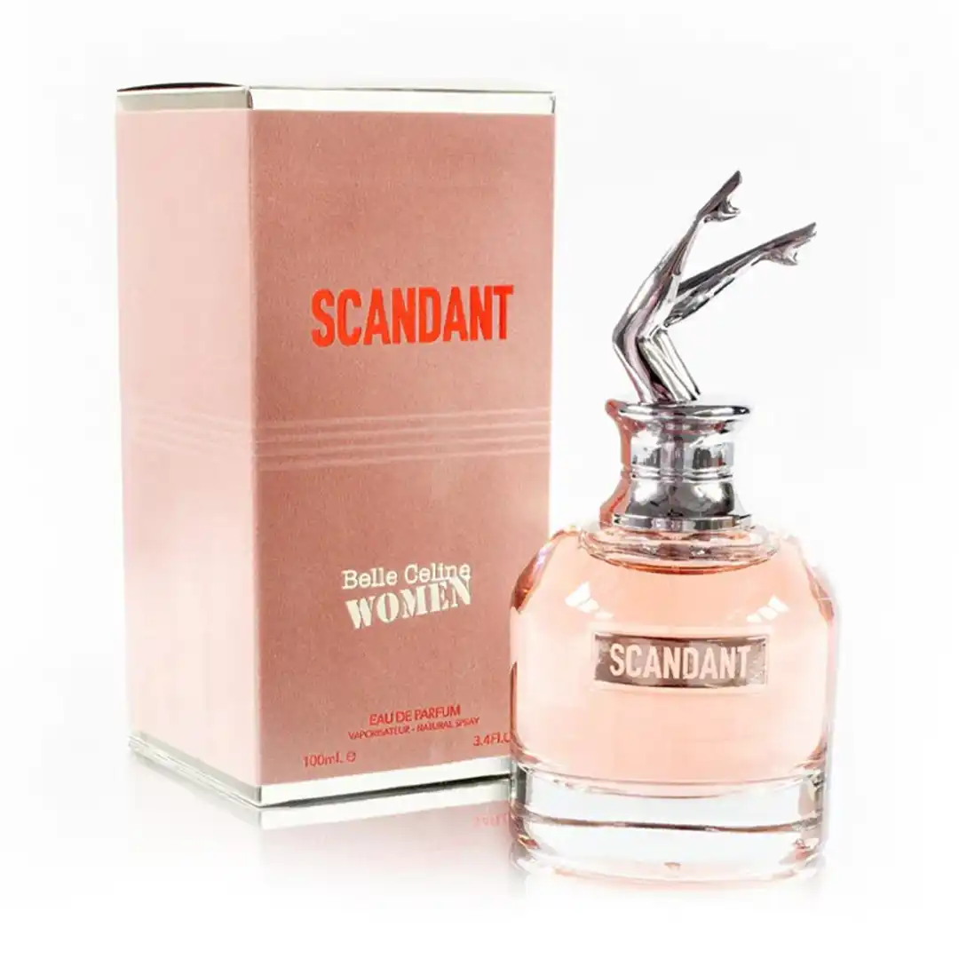 ادکلن اسکندانت فرگرنس ورد مشابه رایحه ژان پل گوتیه اسکندال حجم 100 میلی لیتر اورجینال | Fragrance World SCANDANT Belle Celine women