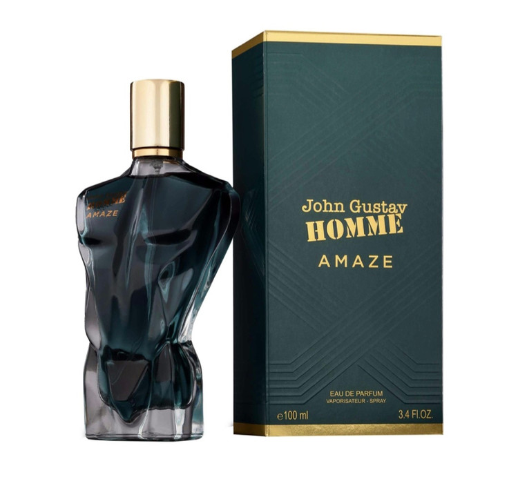 ادوپرفیوم جان گوستاو هوم آمیز فرگرانس ورد John Gustav Homme Amaze Fragrance World (ژان پل گوتیه له بیو Jean Paul Gaultier Le Beau) حجم ۱۰۰ میل