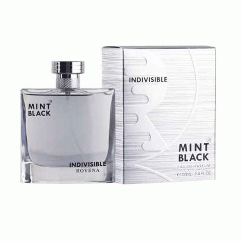 عطر ادکلن روونا مینت بلک ایندیوزیبل مردانه ROVENA MINT BLACK INDIVISIBLE حجم100میل