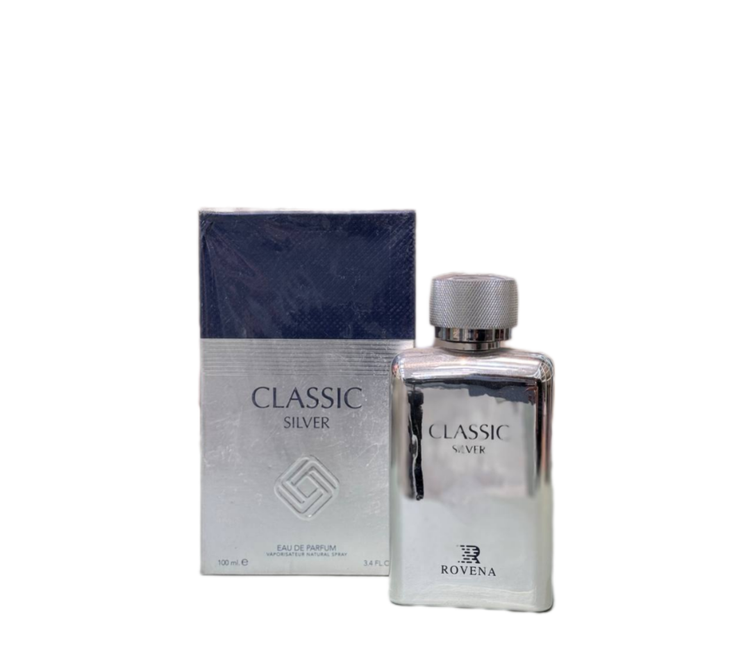 ادکلن مردانه روونا کلاسیک سیلور Rovena classic silver حجم100میل