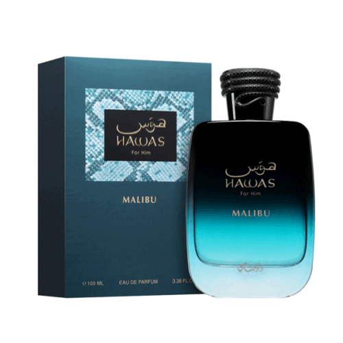 عطر ادکلن هوس مالیبو رصاصی ژان پل گوتیه له بو له پرفیوم Rasasi Hawas Malibu حجم100میل
