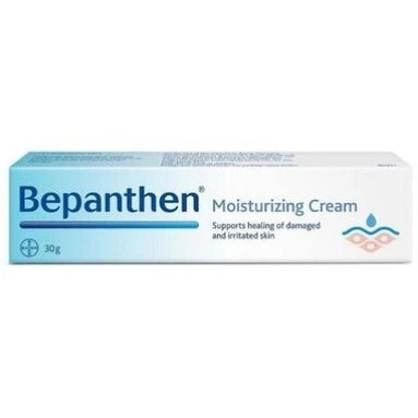 کرم مرطوبکننده و ترمیم کننده سوختگی پوست بپانتن ۳۰ گرم | Bepanthen Moisturizing Cream Healingof Damaged and Irritated Skin 30g