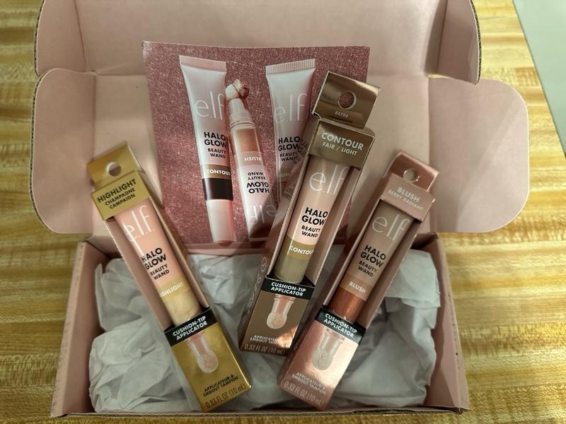 هایلایتر الف شماره رز کوارتز مدل هالو گلو - 10 میل e.l.f. Halo Glow Highlighter Beauty Wand Rose Quartz اصلی به شرط ضمانت