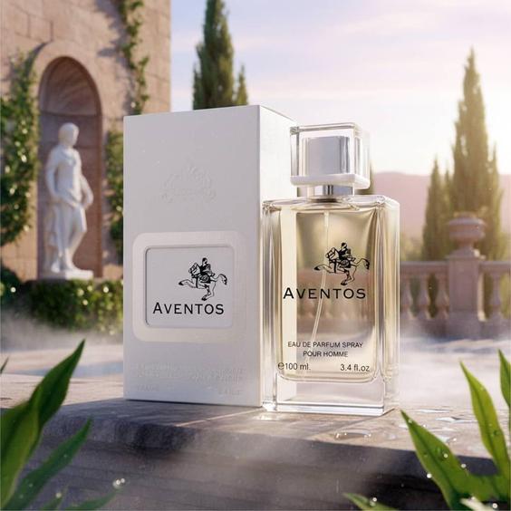 عطر ادکلن اونتوس نویر کرید اونتوس مردانه فراگرنس ورد حجم۱۰۰میل Fragrance world Aventos Noir