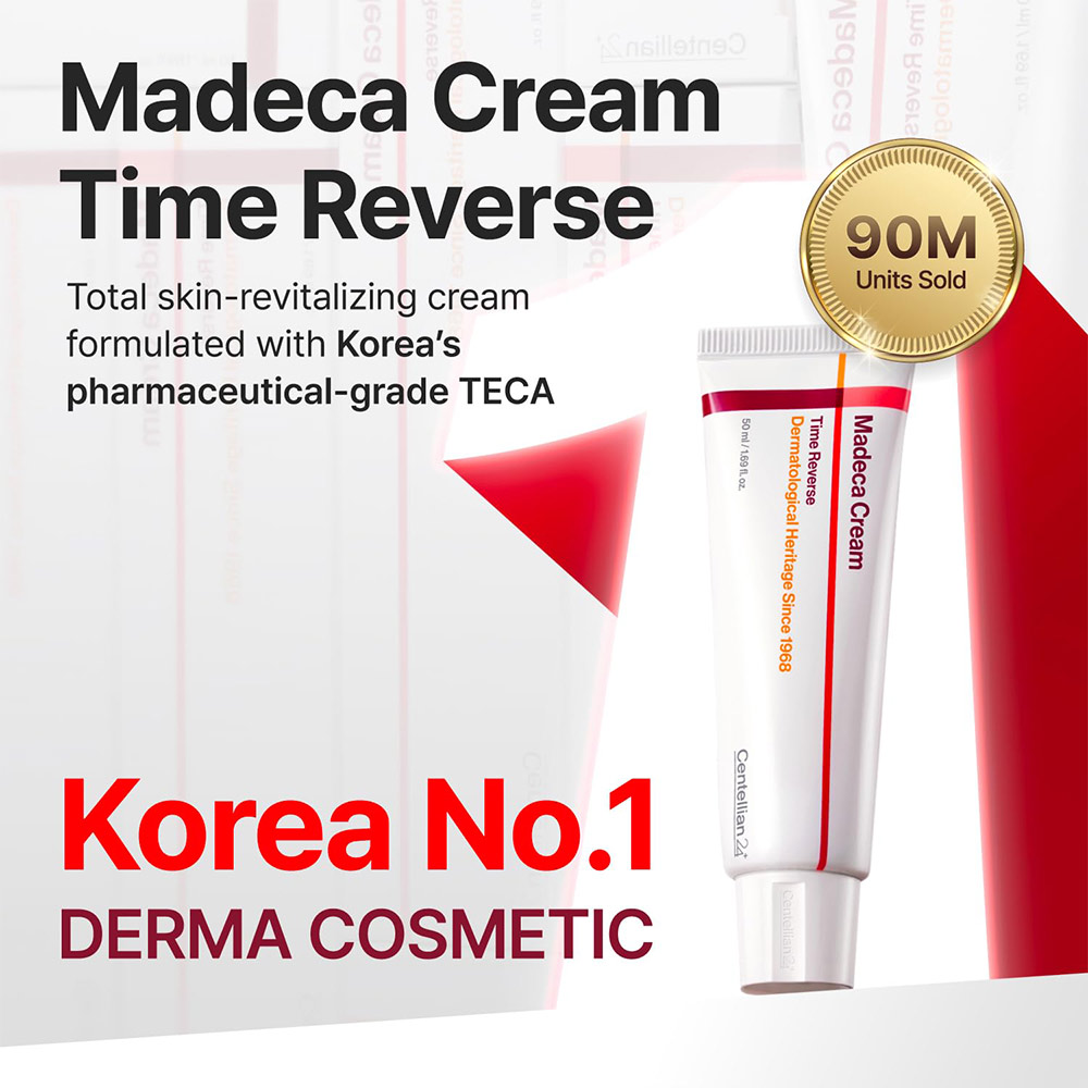 مادکا کرم ضدچروک، تسکین دهنده، ترمیم کننده و جوانساز سنتلین 24 Centellian24 Madeca Cream Time Reverse به شرط ضمانت
