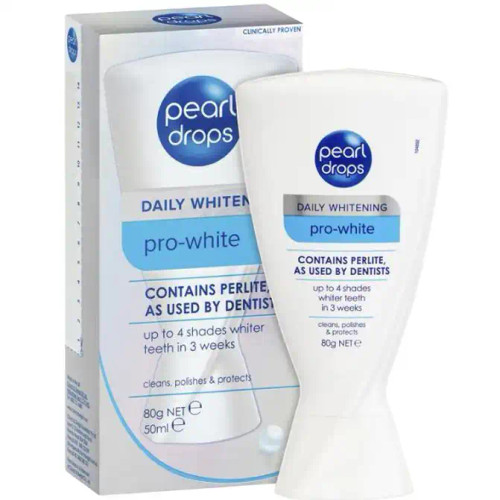 خمیردندان سفید کننده لکه های دندان پرل دراپس 80 گرمی Pearl Drops Daily Whitening Pro-White
