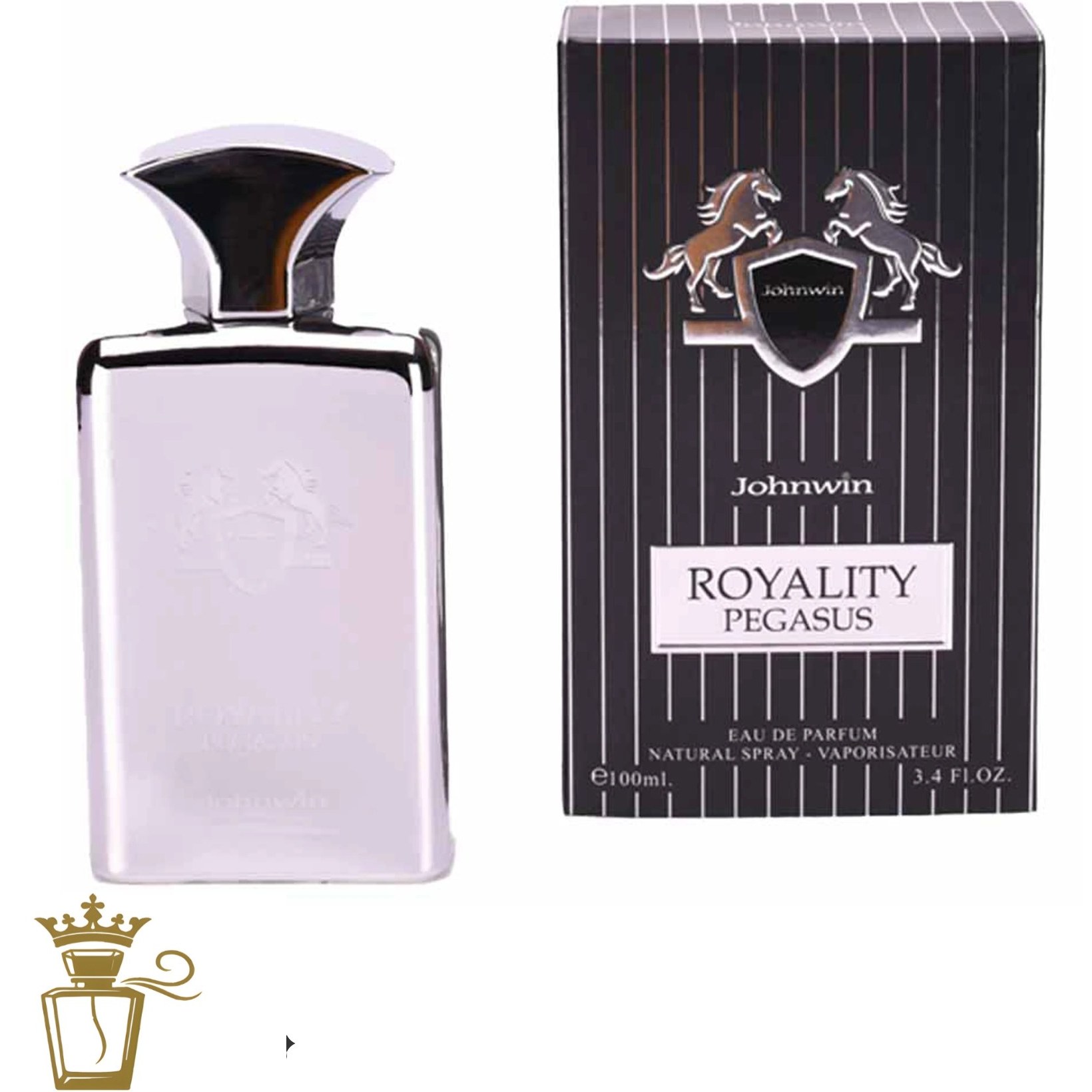 عطر ادکلن رویالیتی پگاسوس مارلی پگاسوس جانوین جکوینز حجم۱۰۰میل Johnwin Royality Pegasusحجم۱۰۰میل