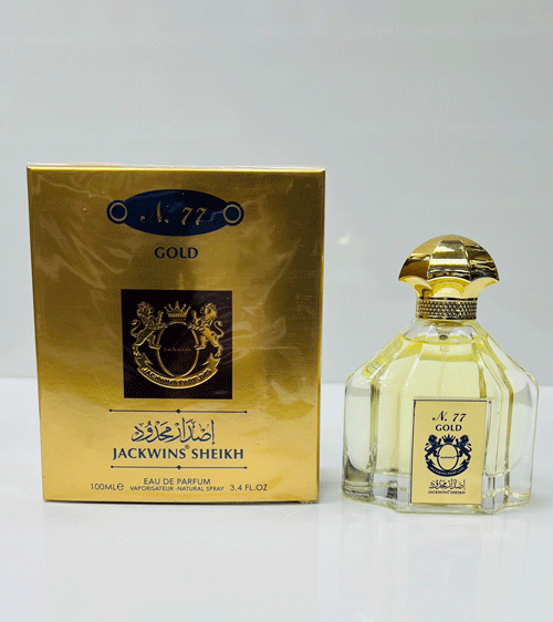 عطر ادکلن شیخ 77 گلد ادیشن طلایی جانوین جکوینز حجم۱۰۰میلJackwins Shaik Gold Edition