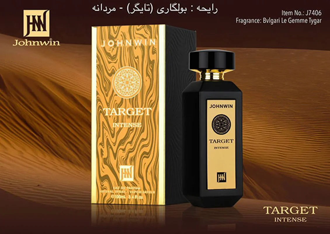 عطر ادکلن بولگاری تایگر مردانه جانوین جکوینز حجم۱۰۰میلJohnwin Bvlgari Tygar