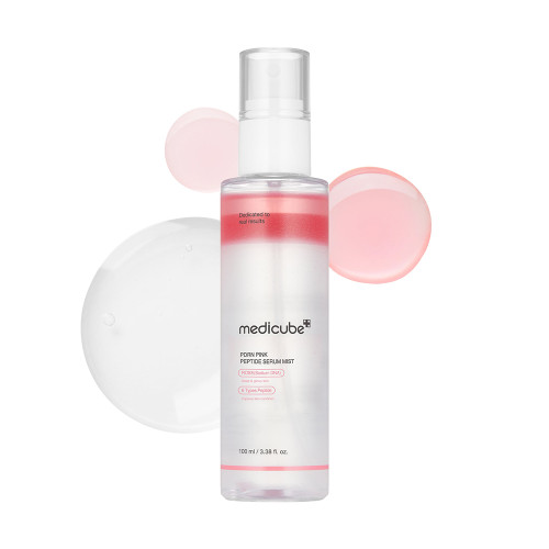 میست سرم PDRN روشن کننده گلوتاتیون مدی کیوب Medicube PDRN Pink Glutathione Serum Mist اصلی و اورجینال