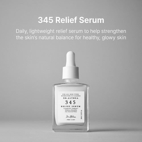 سرم ترمیم کننده جای جوش 345 دکتر التیا آبرسان و تسکین دهنده پوست Dr. Althea 345 Relief Serum