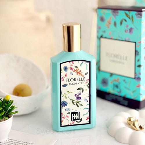 عطر ادکلن گوچی فلورا گورجس جاسمین(سبز) جانوین-جکوینز | Gucci Flora Gorgeous Jasmine (Jackwins) حجم 100 میل(شرکتی