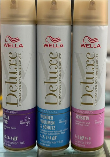 اسپری نگهدارنده و حالت دهنده مو ولا شماره _ wella deluxe wonder volume