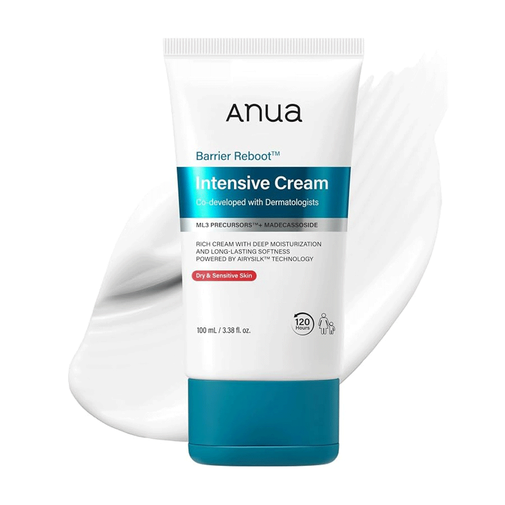 کرم مرطوب کننده قوی بریر ریبوت اینتنسیو پوست خشک و حساس آنوا Anua Barrier Reboot Intensive Cream