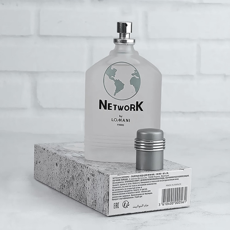 عطر و ادکلن مردانه لومانی مدل network حجم۱۰۰میل