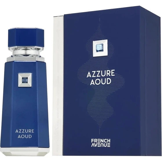 عطر ادکلن فرنچ اونیو مدل آزور عود مشابه رایحه میسون کریویلی عود ماراکوجا حجم۱۰۰میل