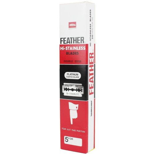تیغ اصلاح فدر FEATHER HI-STAINLESS BLADES بسته 100 عددی