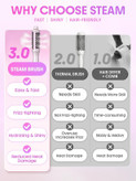 برس پیچ بخار نانو اصلی مدل Hydra Shot Steam Blowout Brush سایز 38 میلی متر