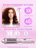 برس پیچ بخار نانو اصلی مدل Hydra Shot Steam Blowout Brush سایز 38 میلی متر