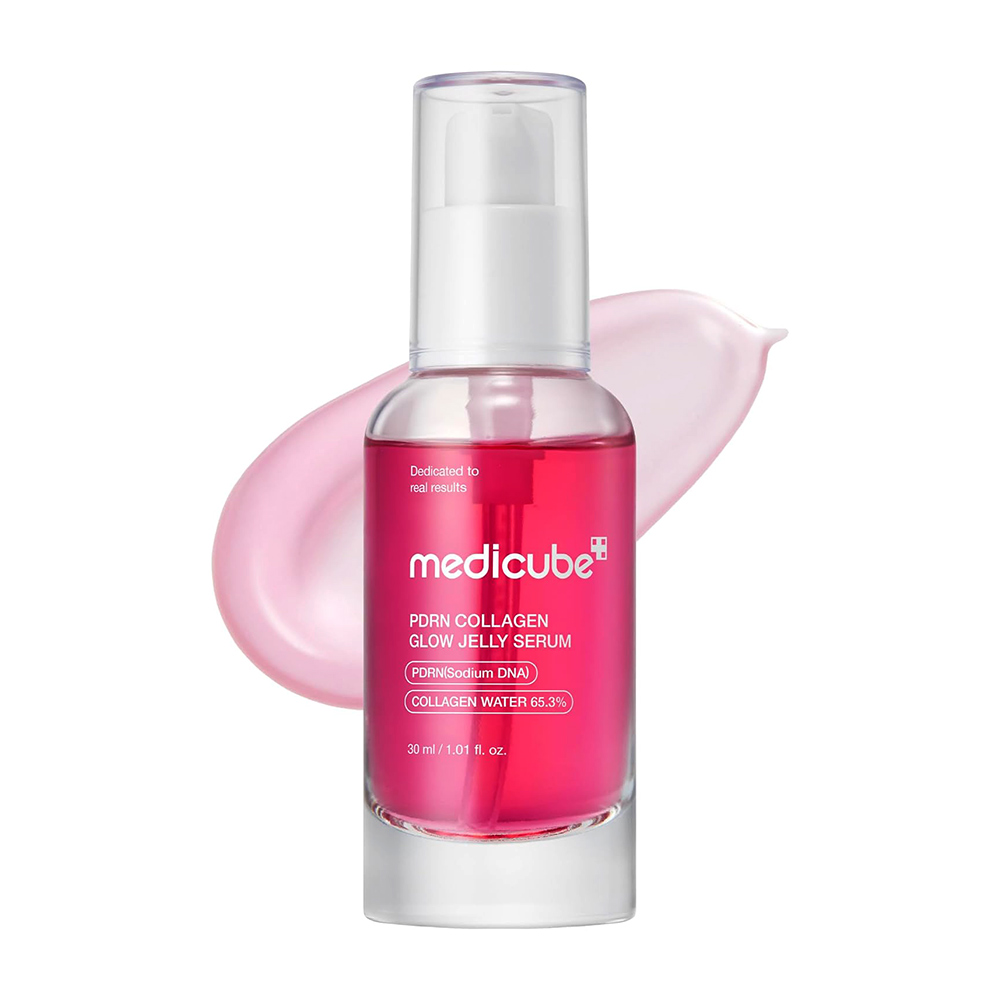 سرم ژلی PDRN و کلاژن مدی کیوب آبرسان، ضد چروک و درخشان کننده پوست Medicube PDRN Collagen Glow Jelly Serum