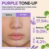 ضدآفتاب تون آپ اصلی روشن کننده و ضدلک Beauty of joseon Stay Fresh Tone-Up Sunscreen Centella + Ceramide SPF 50+ PA++++, Purple