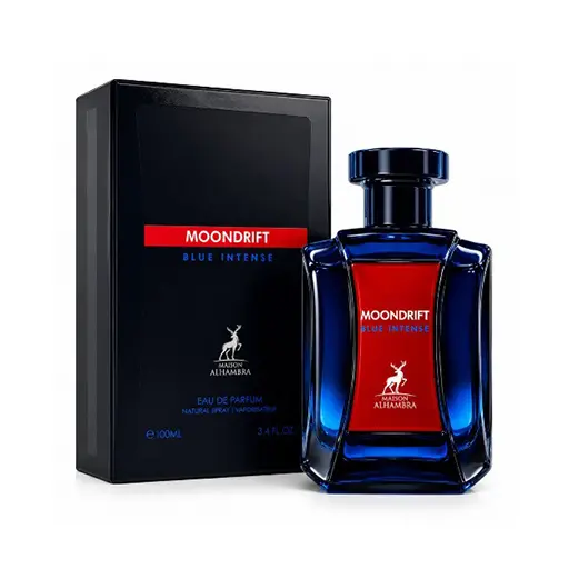 ادکلن موندریفت بلو اینتنس الحمبرا حجم 100 میلی لیتر اورجینال | Moondrift Blue Intense Alhambra