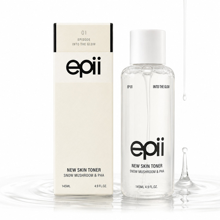 تونر لایهبردار و آبرسان PHA و قارچ برفی اپی مدل نیو اسکین EPII New Skin Toner – Snow Mushroom & PHA