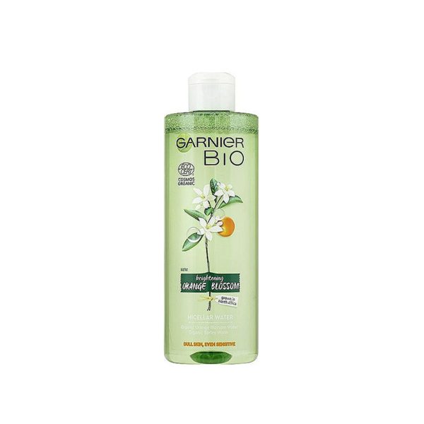میسلار واتر شکوفه پرتقال و روشن کننده پوست گارنیر garnier bio brightening orange blossom