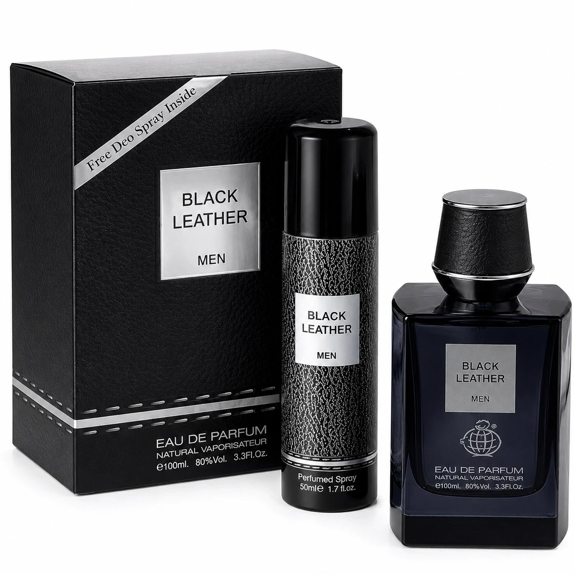 ادوپرفیوم بلک لدر (Black Leather) مردانه 100 میل شرکت فرگرانس ورد